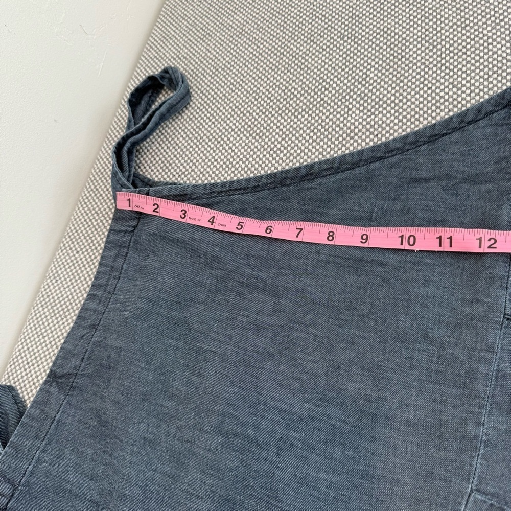 Eileen Fisher Airy Organic Cotton Twill Overalls Denim size XL - Picture 12 of 15